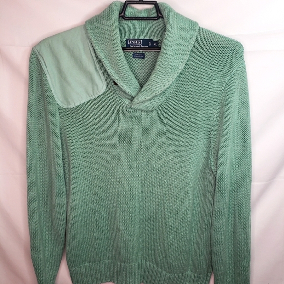 Polo Ralph Lauren Shawl Neck Sweater XL - Picture 1 of 11